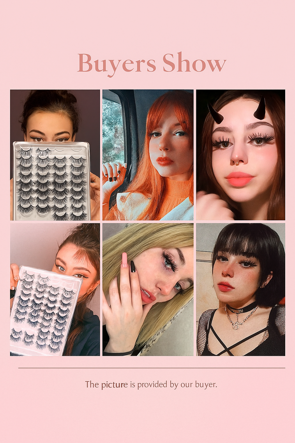 Lot de 5 à 20 Paires – Faux Cils 3D AYRMILLA Effet Vison | Volume Intense & Réutilisables - Blinksy